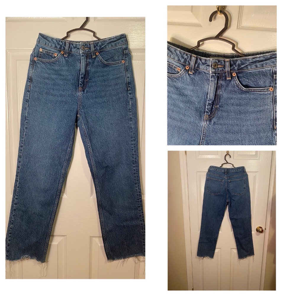 TOPSHOP Women’s Straight Leg Jeans - Picture 1 of 3